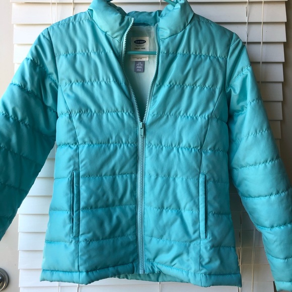 Old Navy Other - Girl’s Old Navy teal jacket- size 10/12